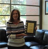 CAE award with Laura Culler